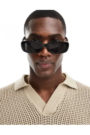 JACK & JONES – Rechteckige Sonnenbrille in