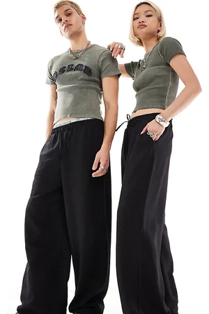 Reclaimed – Unisex-Schlupfhose im Leinenlook in