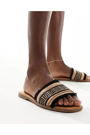 Aldo – Nalani – Flache Sandalen in mit Fransendetail