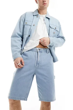 Dickies – Garyville – Jeans-Shorts in Vintage-Hellblau