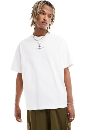 G-Star – Oversize-T-Shirt in mit mittigem Logo-Print