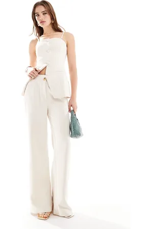 Style Cheat – Elegante Hose in Creme, Kombiteil
