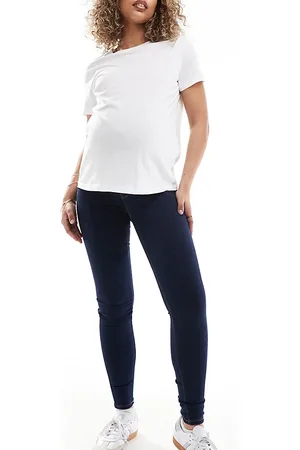 ONLY – Rain – Umstands-Jeggings in Dunkelblau