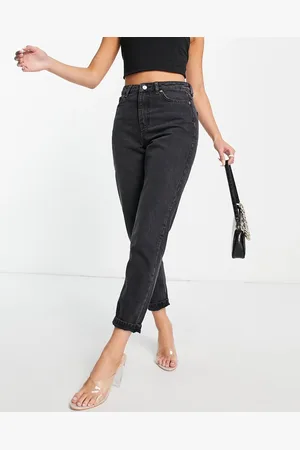 Topshop – Original – Mom-Jeans in verwaschenem