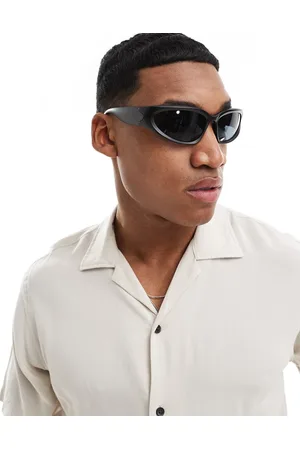 JACK & JONES – Sportliche Wrap-Around-Sonnenbrille in mattem