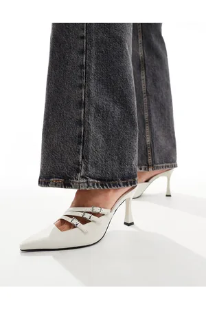 4th & Reckless – Cara Mule – Pumps in Creme mit Absatz