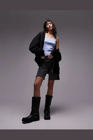 Topshop – Pointelle-Camisole in mit Spitzenbesatz und eckigem Ausschnitt