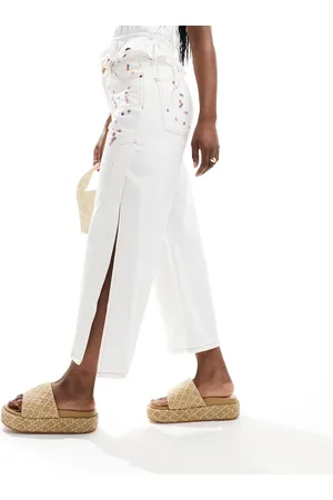 SCALPERS – Jeanshose in mit Karo-Details