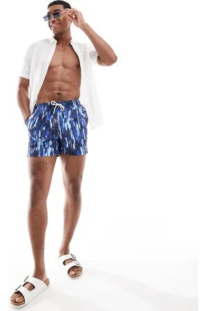 Only & Sons – Badeshorts mit abstraktem Muster in