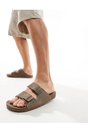 Reef – Ojai – Sandalen aus braunem Wildleder mit zwei Riemchen