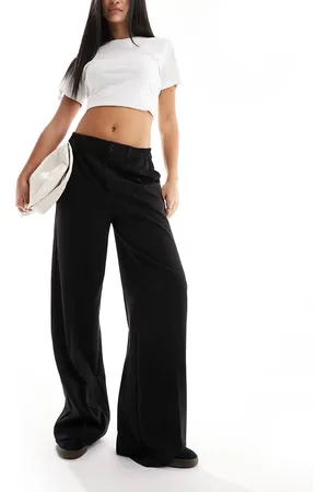 Pieces® – Elegante Hose in mit weitem Schnitt