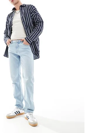 New Look – Jeans mit geradem Schnitt in Hellblau