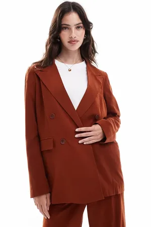 SCALPERS – Blazer in Terrakotta