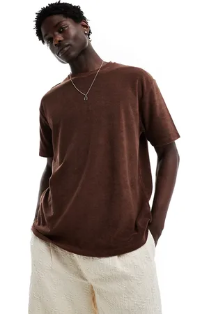 ASOS – Locker geschnittenes T-Shirt aus Frottee in