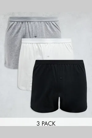 ASOS – 3er-Pack Boxershorts aus Jersey in verschiedenen Farben