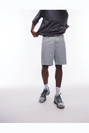 Topman – Locker geschnittene Shorts in Salbeigrün