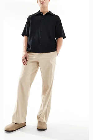 JACK & JONES – Bill – Weit geschnittene Chinohose in Beige