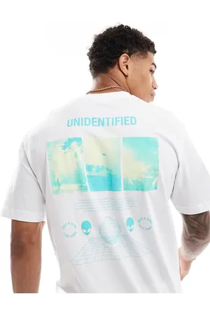 Only & Sons – Oversize-T-Shirt in mit „Unidentified“-Rückenprint