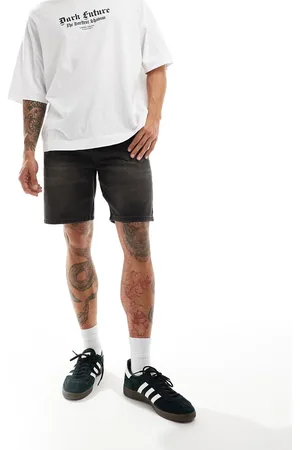 COLLUSION – Abgeschnittene Jeans-Shorts in verwaschenem