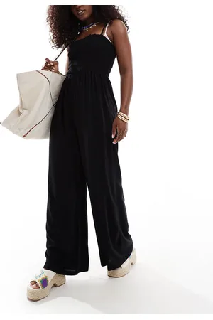 ASOS ASOS – Elastischer, trägerloser Strand-Jumpsuit in