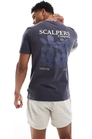 SCALPERS – T-Shirt in mit Blumendruck