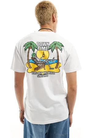 Vans – T-Shirt in mit „Down Time“-Print auf dem Rücken