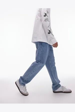 Topman – Straight Jeans in Hellblau