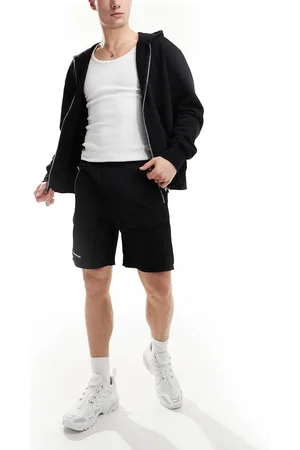 The Couture Club – Cargo-Shorts in mit farblich abgesetztem Bahnendesign