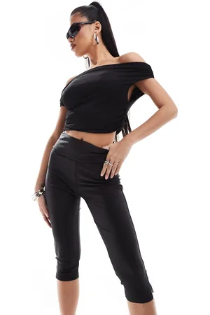 ASOS – Matt schimmernde Capri-Leggings in