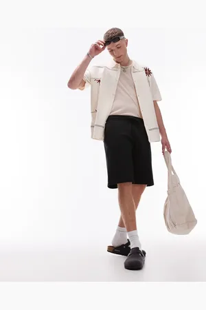 Topman – Oversize-Shorts aus schwerem Jersey in