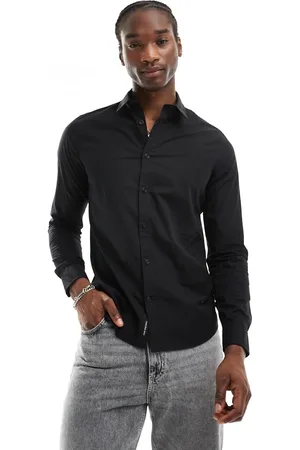 Calvin Klein – Stretch-Hemd mit schmalem Schnitt in