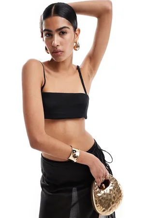 MANGO – Selection – Mini-Bustier aus Leinenmix in