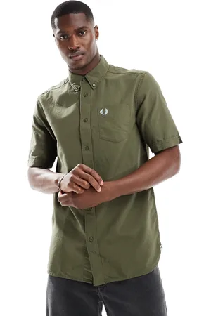 Fred Perry – Kurzärmliges Oxford-Hemd in