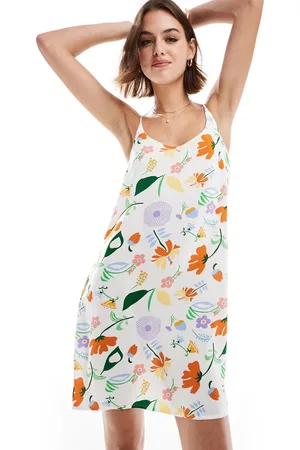 ONLY – Minikleid in mit Blumenmuster