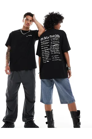 Weekday – Unisex – Übergroßes Unisex-T-Shirt in mit Tourposter-Grafikprint, exklusiv bei ASOS