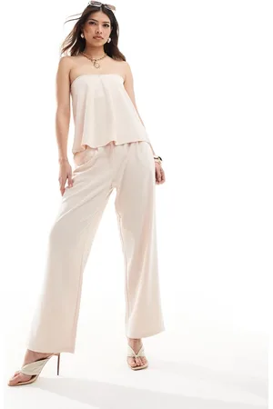 JDY – Weite Hose in Rosé, Kombiteil