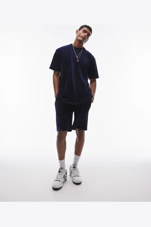 Topman – Oversize-Shorts aus Samt-Cord in