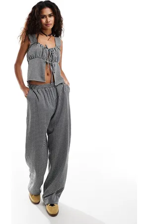Reclaimed – Schlupfhose mit Vichy-Karomuster