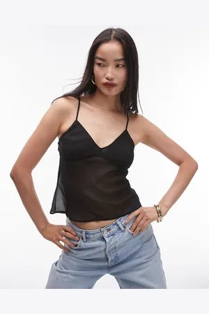Topshop – Transparentes Camisole in