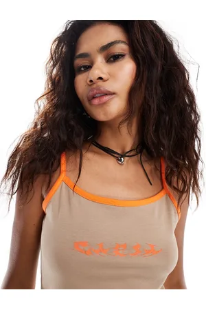 COLLUSION – Camisole in mit eckigem Ausschnitt und Grafik
