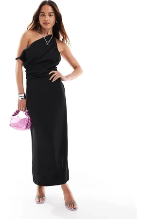 MANGO – Midikleid in mit One-Shoulder-Träger