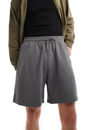 Weekday – Locker geschnittene Jersey-Shorts in gebrochenem