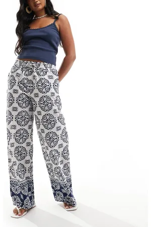 JDY – Hose in mit weitem Schnitt und Kachelmuster
