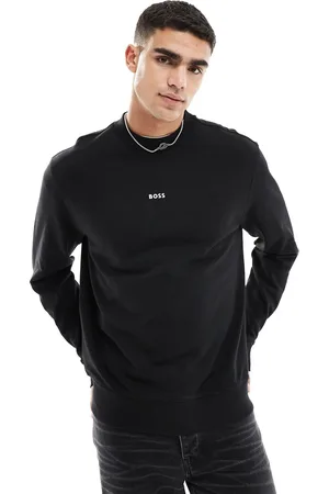 HUGO BOSS – Wesmall – Sweatshirt in mit Rundhalsausschnitt und Logo