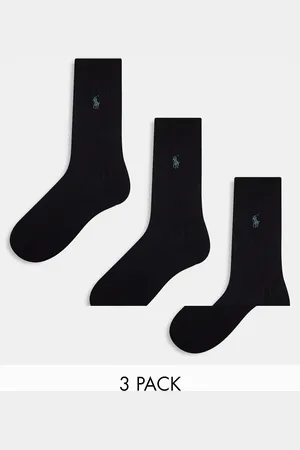 Ralph Lauren – 3er-Pack Socken aus ägyptischer Baumwolle in