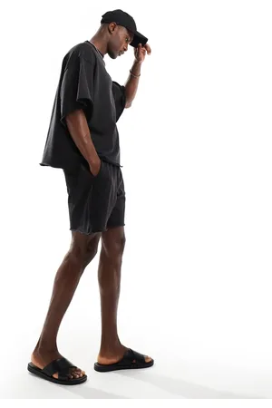 JACK & JONES – Oversize-Sweatshorts in verwaschenem , Kombiteil