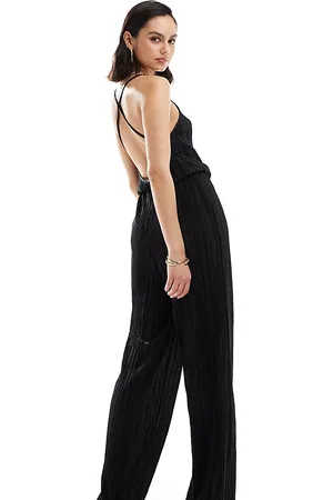 JDY – Plissierter Jumpsuit in mit Rückenausschnitt