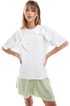 Object – T-Shirt in mit auffälligen Schleifen