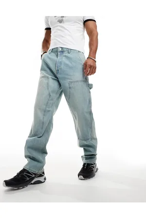 Only & Sons – Edge – Carpenter-Jeans in heller Waschung mit geradem Schnitt