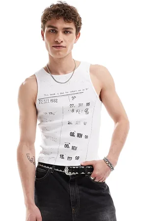 COLLUSION – Festival – Muskelshirt in mit Vintage-Print